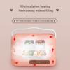 Double-Deck Portable Electric Heating Lunch Box, Self Heating, Steaming and Boarding, Heating Lunch Box for Office Workers