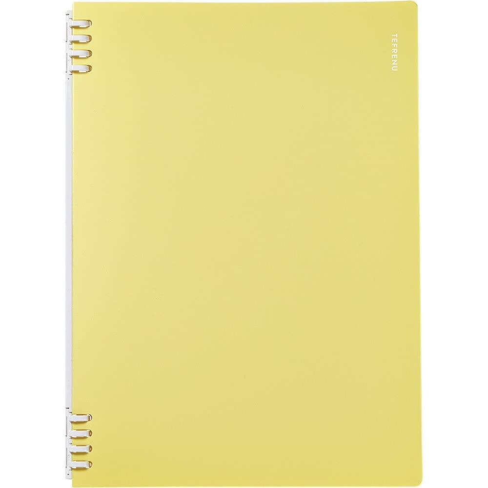 

King Jim Ring Notebook Tefrene 30 Holes A4 Vertical Yellow CN9856TE-Y