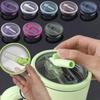 1 funda para taza a prueba de derrames Stanley de 40 oz, funda para taza de protección ambiental reemplazable, funda creativa con pajita en espiral, accesorio para taza