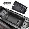 For Chevrolet Equinox 2018-2024 Car ABS Material Center Console Organizer Black
