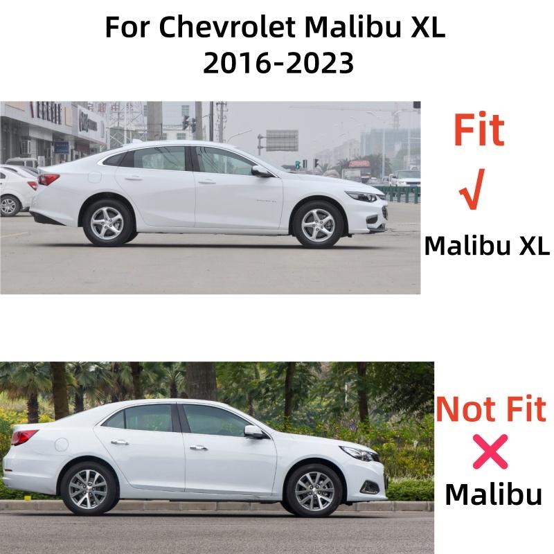 For Chevy Malibu XL 2017 2018 2019 Side Window Visor Sun Rain Deflector Guard Awnings Shelters Adhesive Cover Trim Car Styling