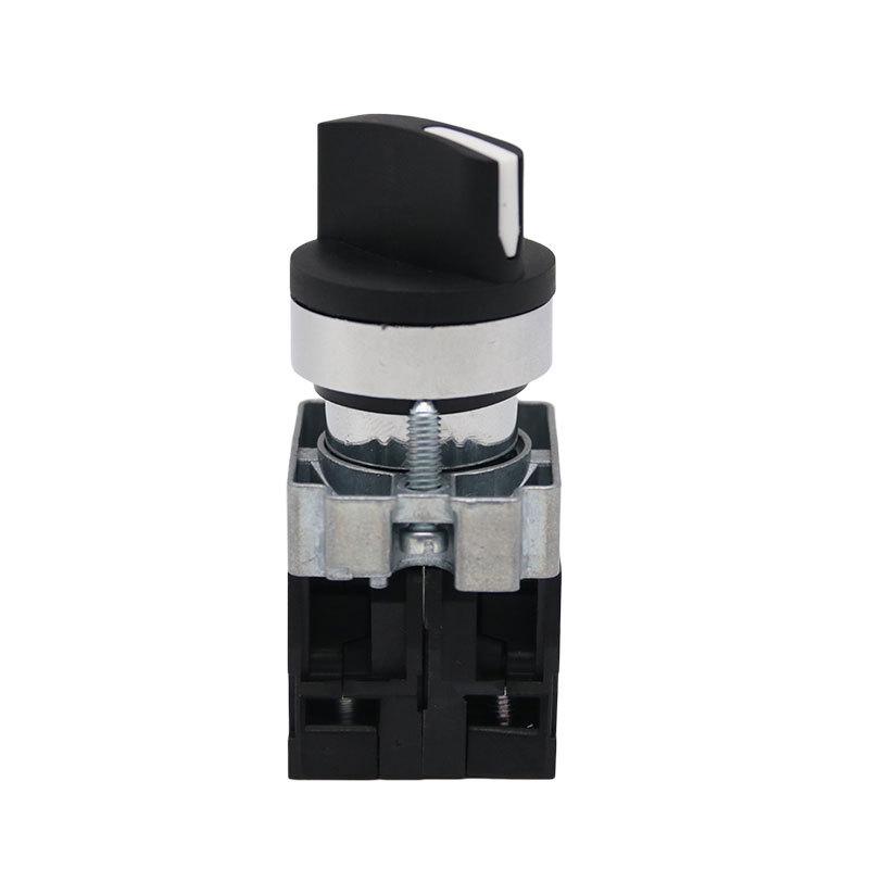LA155P-BD25 Two-Position Knob Switch, IP67 Waterproof, Copper Parts, Silver Contacts, 22MM