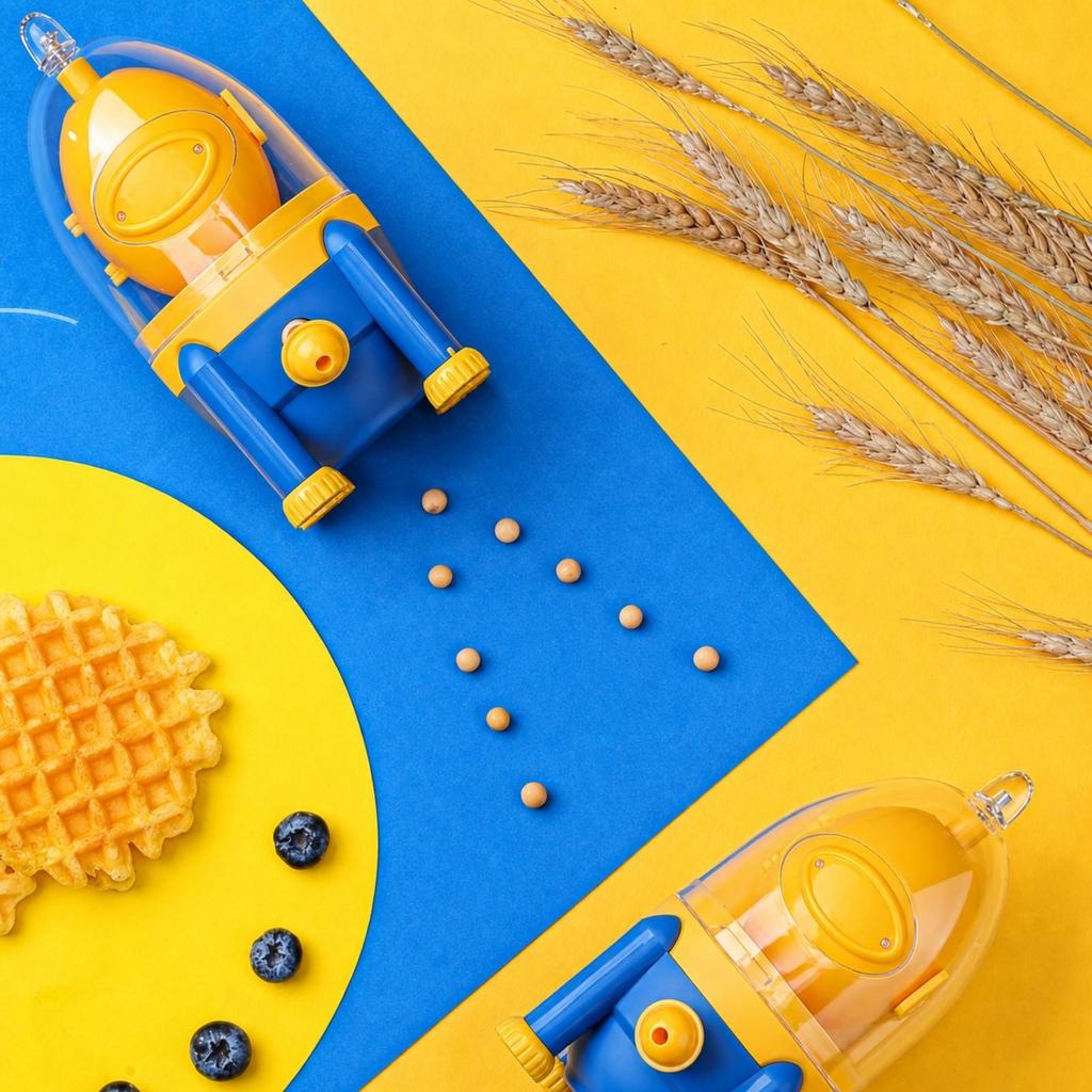 Egg Mixer with Pull-Cord Compact Manual Tabletop for Kitchen