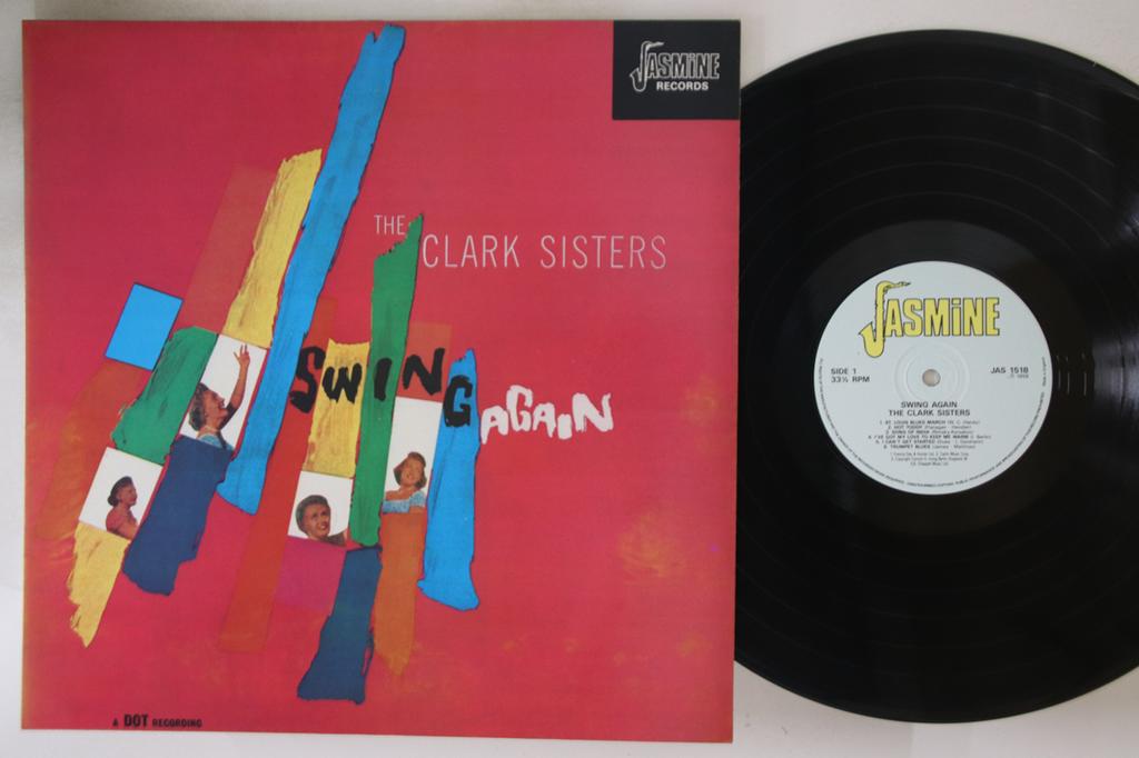 LP Record CLARK SISTERS - Swing Again JAS1518 JASMINE UK Jazz Used