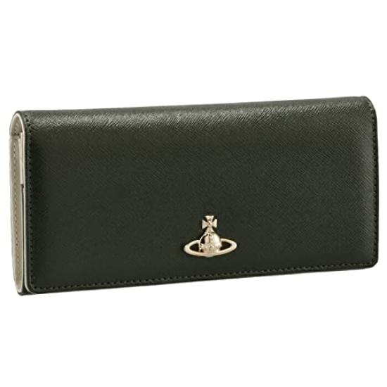 

Довгий гаманець Bifold VICTORIA Saffiano Bifold Long Wallet 51040027 40565 M403 [Vivienne Westwood] Жіночий [Елемент] зелений
