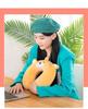 Cartoon Memory Foam U-Shaped Neck Pillow for Travel and Office