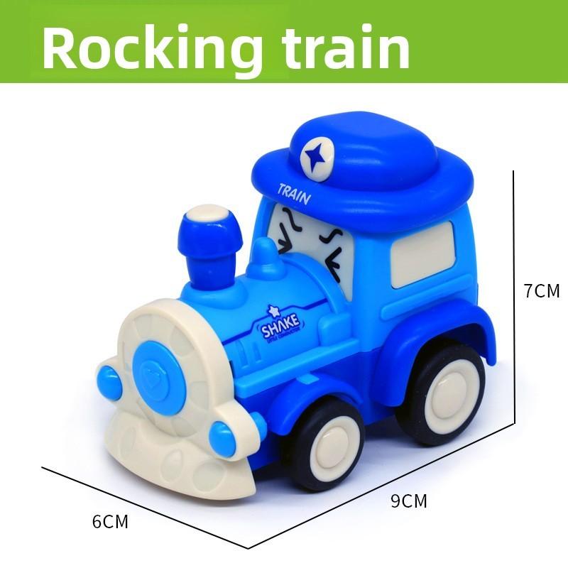 Design Cartoon Ambulance Airplane Train Taxi Model Children Toy For Play Toddler