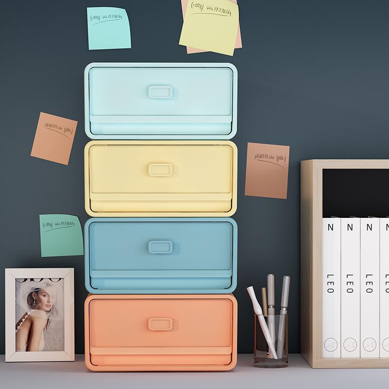 Nordic Große Kapazität Masken Lagerung Box Stapelbar Kosmetik Schmuck Desktop Organizer Schublade Fall Büro Kleinigkeiten Container Tank