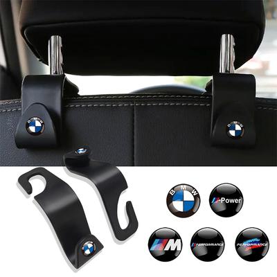 2 Stück Auto-Kopfstützenhaken Rücksitz-Aufbewahrungshaken Organizer für M Performance E87 X1 X3 X5 X6 E36 E39 E46 E53 E90 E60 E30