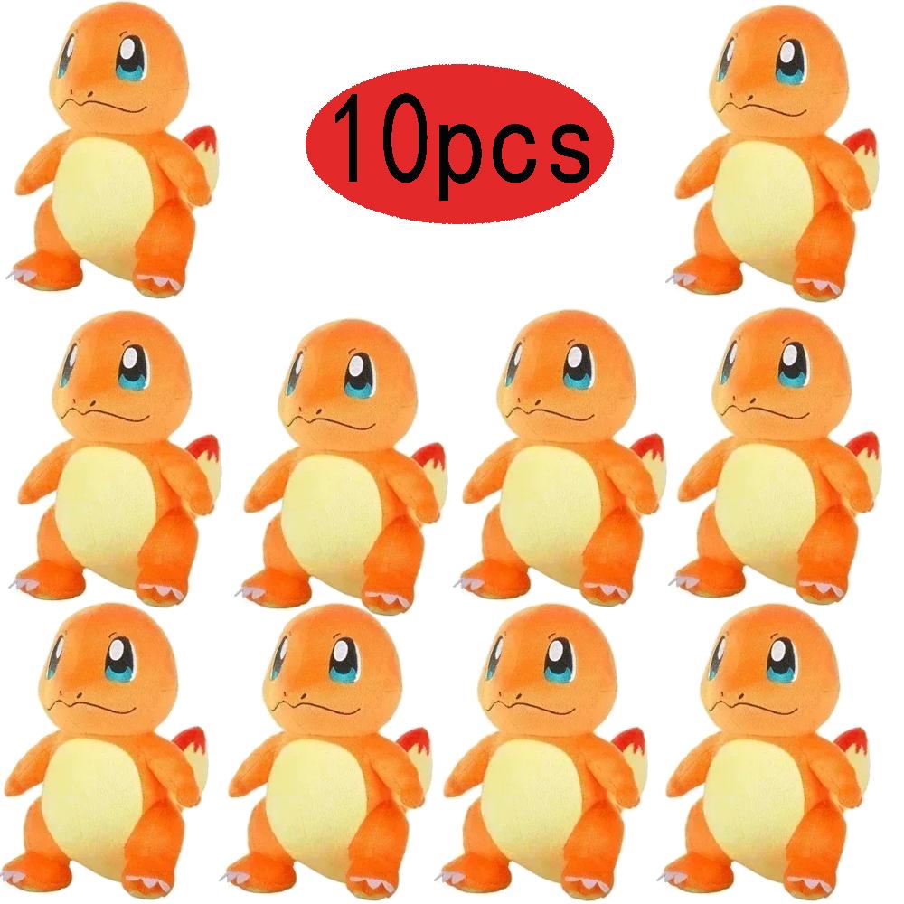 1-10pc POKEMON Original Plush Toy Gengar Pikachu Kawaii Charizard Genuine Plush Doll Soft Cute Cartoon Piplup Playthings for Kids Gift