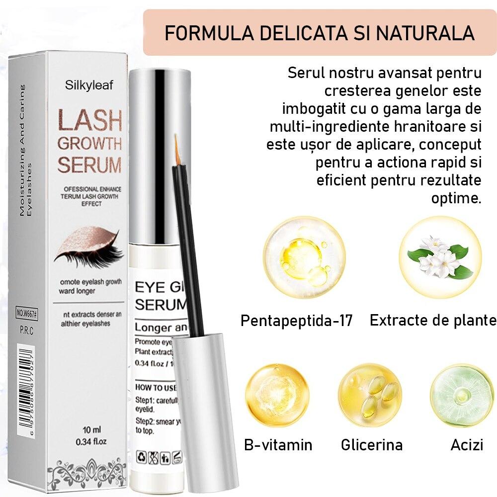 Eyelash Growth Serum 10ml – Thicker, Longer, Natural Curling, Non-Irritating, Suitable for All