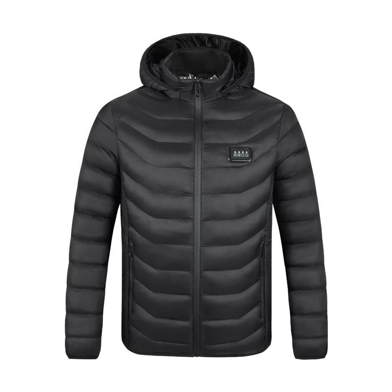 Herren Winter Smart USB Beheizte Baumwolljacke - Verstellbar, Konstante Wärme