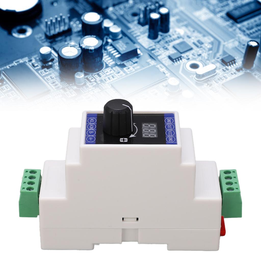 Current Signal Generator Digital Display 4‑20mA  24V Analog Simulator Rail Installation Current Simulator 4‑20mA Generator