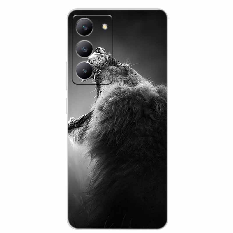 For Redmi 15 4G Phone Case Fashion Flowers Transparent Silicone TPU Soft Back Cover Case For Xiaomi Redmi 15 5G Case Redmi15 Bag