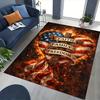 1pc Faith Family Freedom Heart Carpet Rug for Bedroom Living Room Decor Sofa Home Game Area Rug Non-slip Floor Mat. D722018