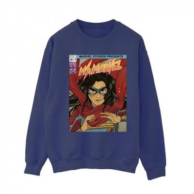Womens/Ladies Ms Marvel Comic Poster Sweatshirt