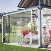 Clear Waterproof Cover Tarp 1.8m 2.4m 3m 4m Transparent Tarpaulin Waterproof PVC Vinyl Tarps Plants Dustproof Sheet for Garden Furniture