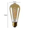 Retro Edison Bulb E27 220V 40W ST64 G80 G95 G125 Ampoule Vintage Edison Bulb Incandescent Lamp Filament Light Bulb Home Decor