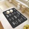 Drying Mat Coffee Mat Super Absorbent Drying Dish Drying Mats for Kitchen Counte Mat for Toilet Countertop Home Supplies