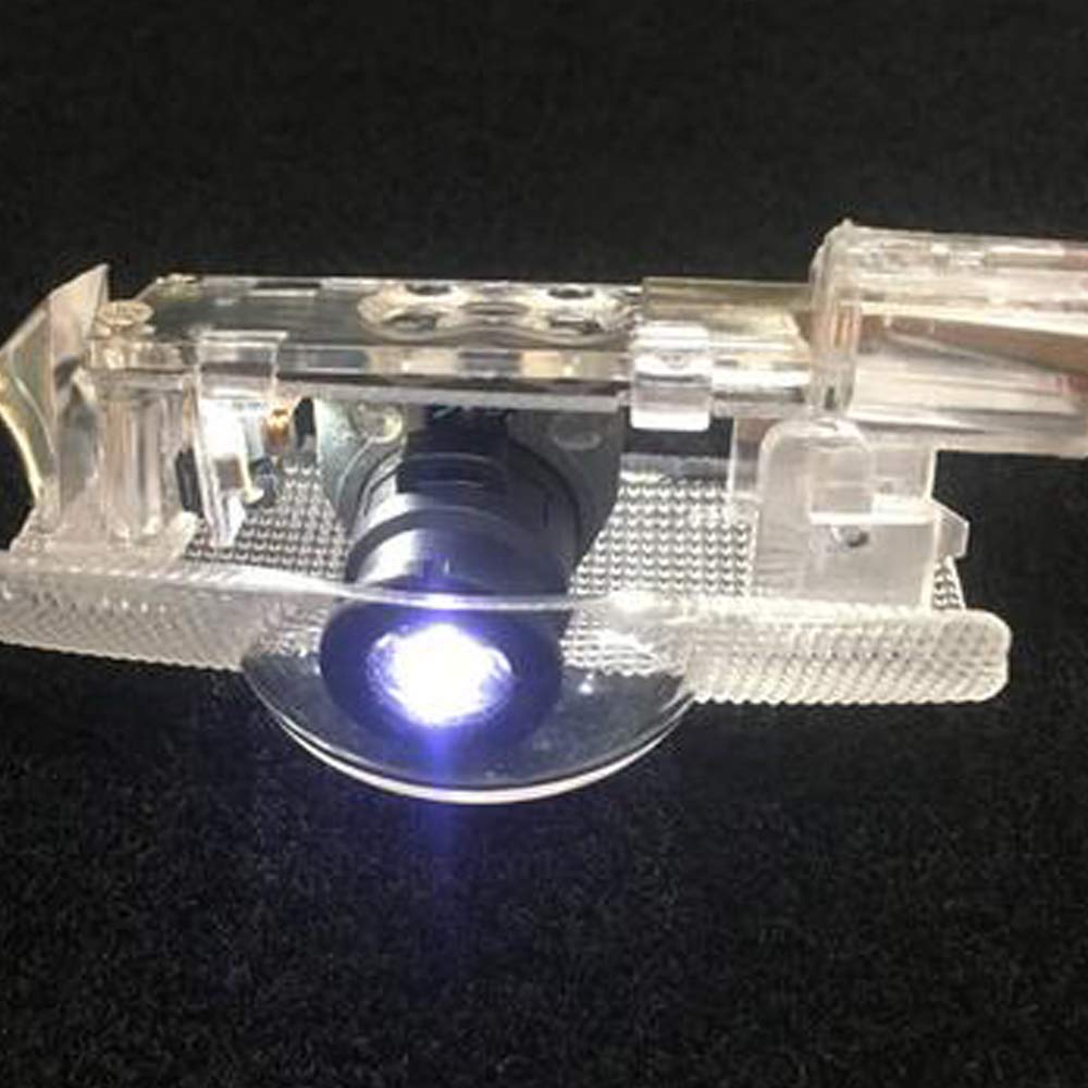 XZFLQ Courtesy Lamp for Toyota Alphard with LED Door ALPHARD LED Courtesy Lamp for Toyota Alphard with Logo 2-Piece (30 Series) Logo, High-Brightness