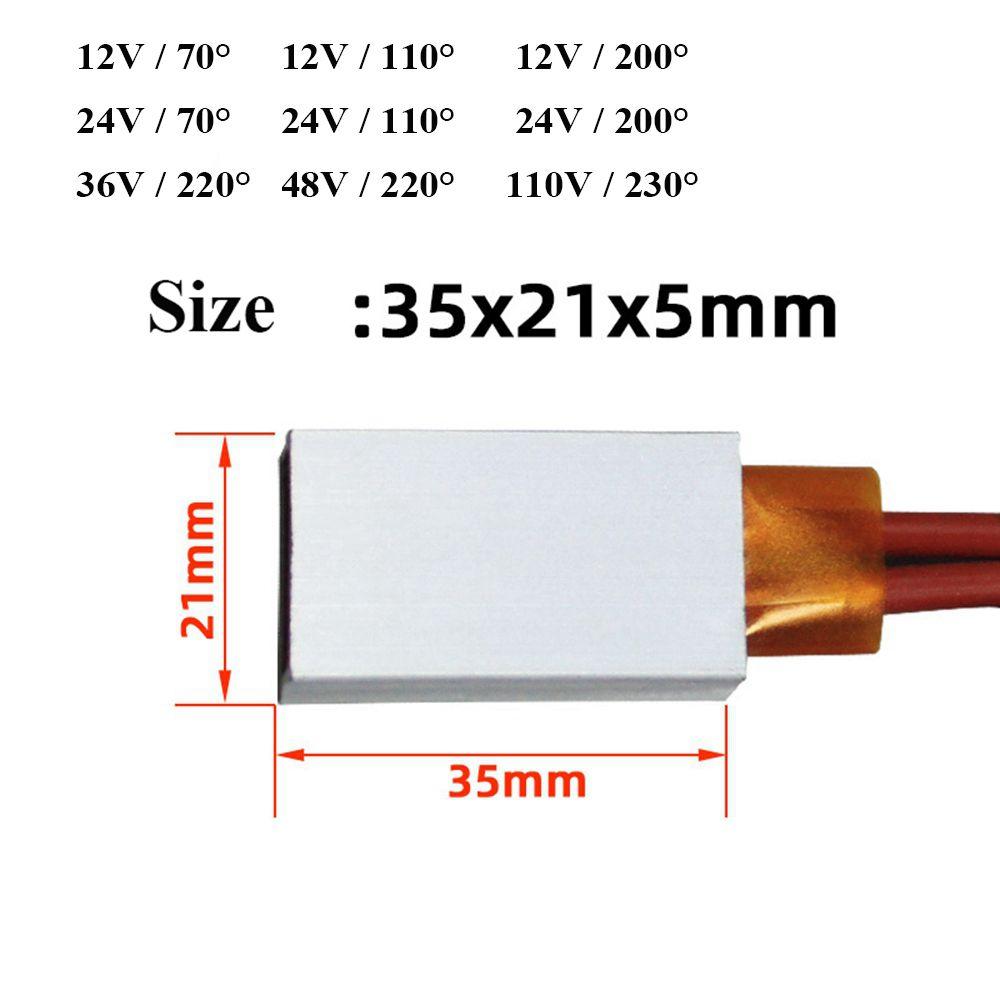 12/24/36/48/110/220V 80-270 Grad Celsius PTC Heizelemente Heizelement Haartrockner Zubehör Lockenwickler Heizung Geflügelinkubator