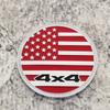4X4RATED metal body sticker 4X4 off-road vehicle tail badge four-wheel drive metal car sticker