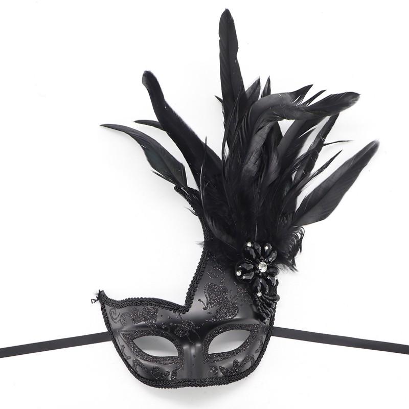 Halloween Feather Masquerade Mask Sexy Party Eye Costume Prop Carnival Princess Style