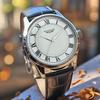 Business Men's Quartz Watch Vintage Leather Strap Wristwatch