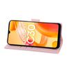 For Realme C30 4G/C30s 4G Case Rose Flower PU Leather Wallet Phone Cover with 3 Card Slots