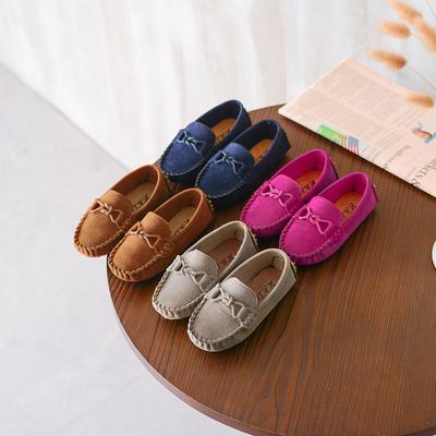 New Children's Shoes  Boys' Soft Soled Bean Shoes  Girls' Fashionable Single Shoes Comfortable Baby Shoes