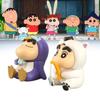 Charming Crayon Shin-chan Figurine Set Adorable Pvc Anime Character Toys 6cm