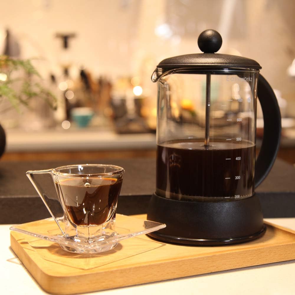 Easyworkz Eclipse French Press Borosilicate Glass 800ml Coffee & Tea Maker