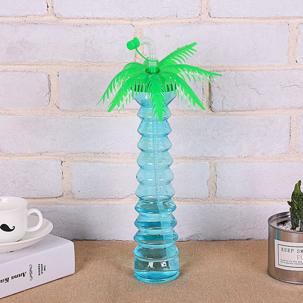 5 stk Vannkopp Smoothie Barn Vannflaske Cocktailglass Flasker Palmetre Fest Kokosnøtt