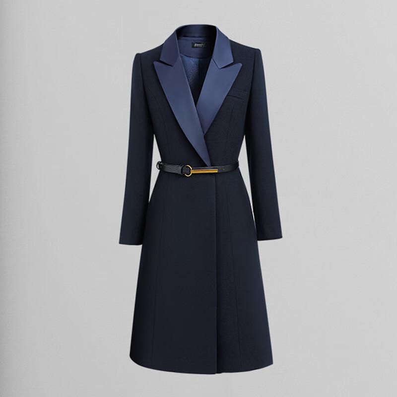 

Trueman Women s Thickened Wool Blend Work Coat XL