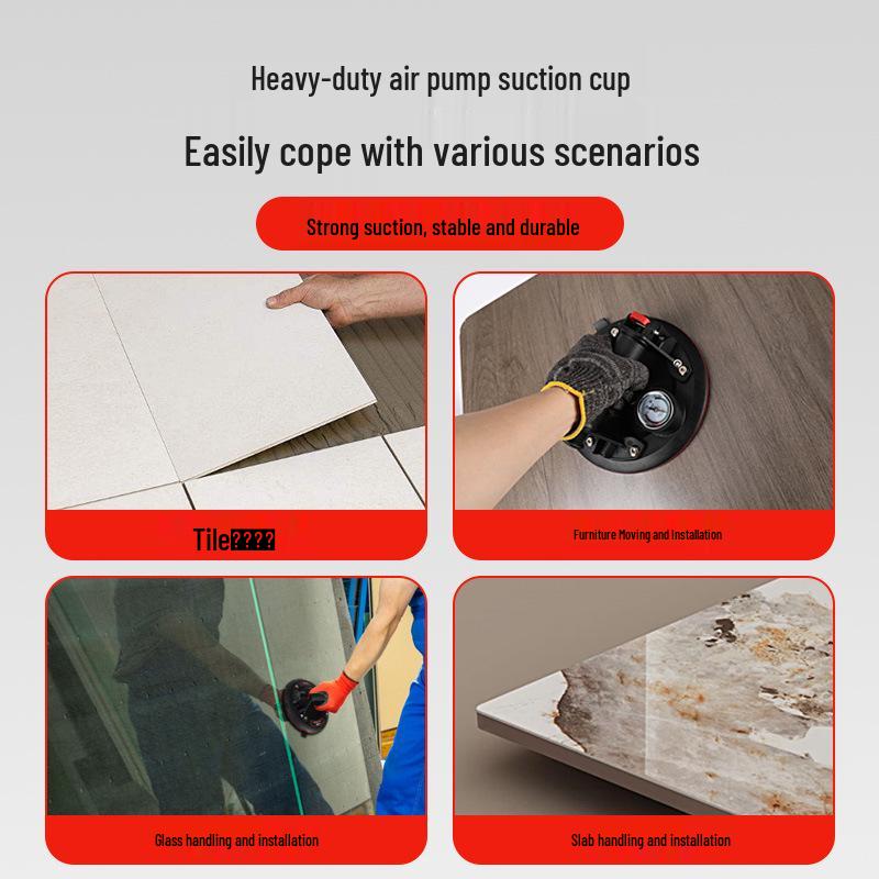 Heavy-Duty Vacuum Suction Cup Tile & Glass Installer Tool