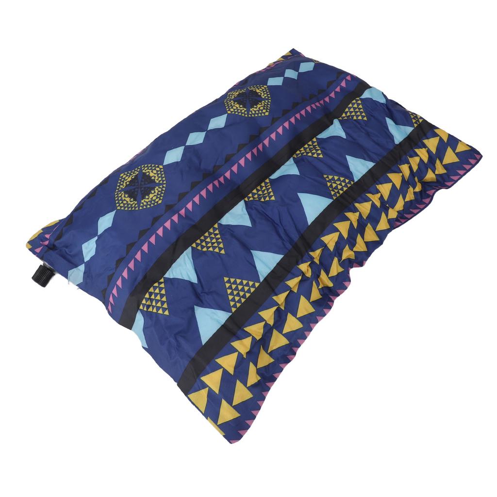 Inflatable Camping Pillow PVC Compressible Lightweight Colorful Automatic Inflatable Pillow for Trav