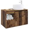 Bathroom Furniture Set 2 pcs Reclaimed Wood Engineered Wood