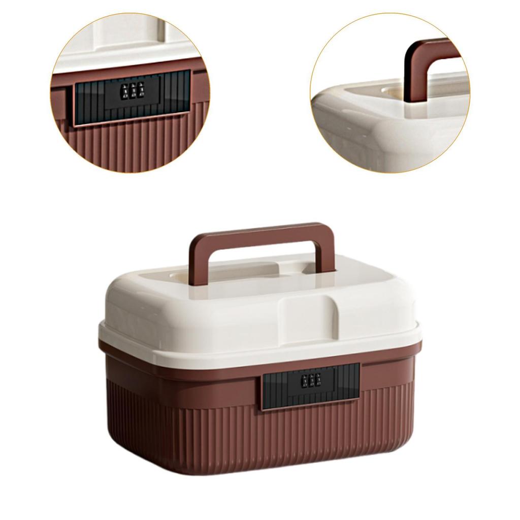 Lockable Storage Box Security Convenient Versatile Portable with Combination