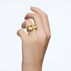 Swarovski Bague cocktail Millenia Carré Cristal Bagues femme Or 5600916