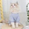 Spring and Summer Cat Thin Four-legged Lace Belly Coat Warm Belly Protection Dog Home Clothes Spring Pet Clothes