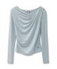 VIVACIOUS Dali Draped Tee_5 Colors