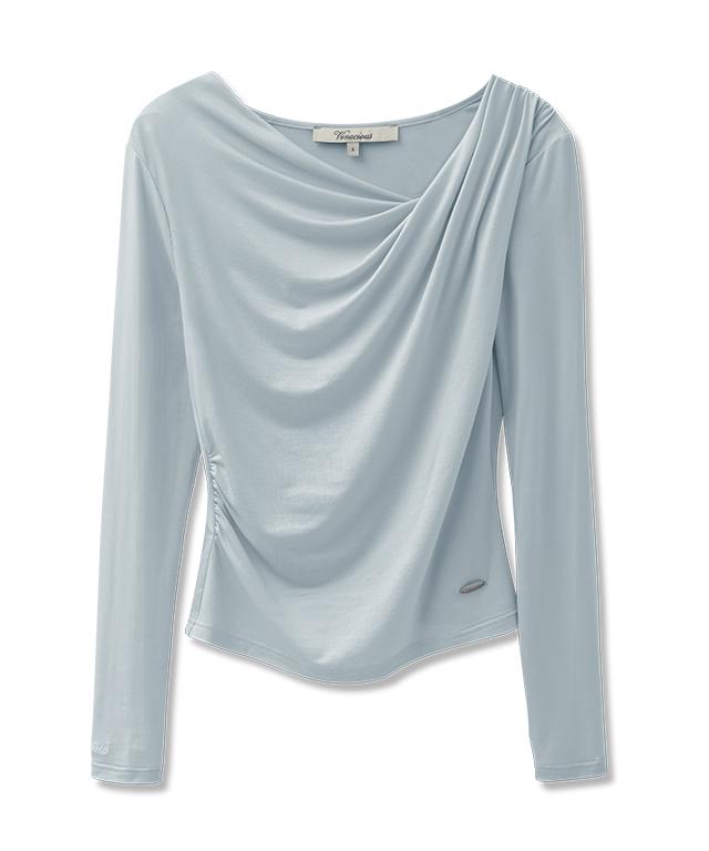 VIVACIOUS Dali Draped Tee_5 Colors