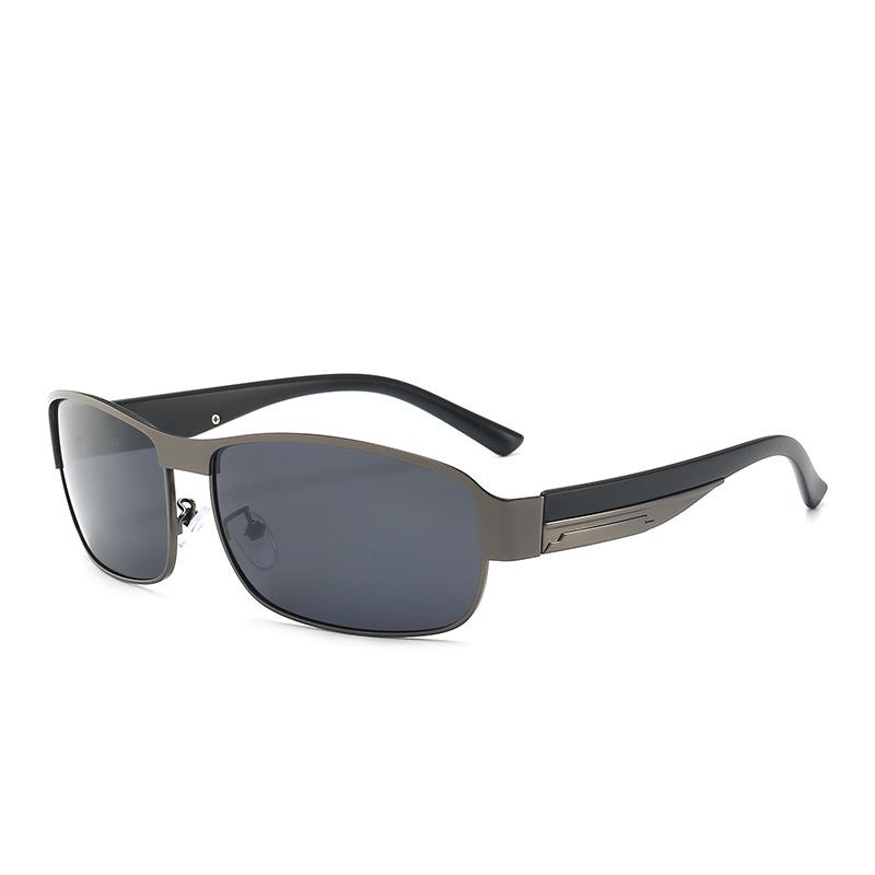 Polarisierte Sonnenbrille Männer Aluminium Magnesium Fahren Sonnenbrille Rechteck Shades Für Männer Oculos masculino Männlich