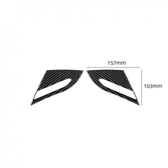 Carbon Fiber Dashboard Defogging Air Outlet Cover For BMW 6 Series E63 E64 04-10