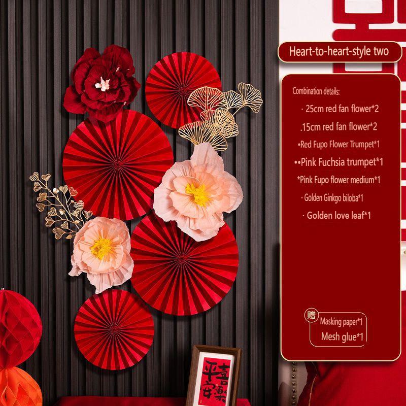 1 Set Chinese New Year Decorations 2026 Chinese Wedding Ornament Lunar New Year Wall Accessories Year Of The Horse 2026 Decor