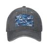 Cats Army Camouflage  Denim Cap Casual Baseball Caps Adjustable Hat Summer Unisex Baseball Hats