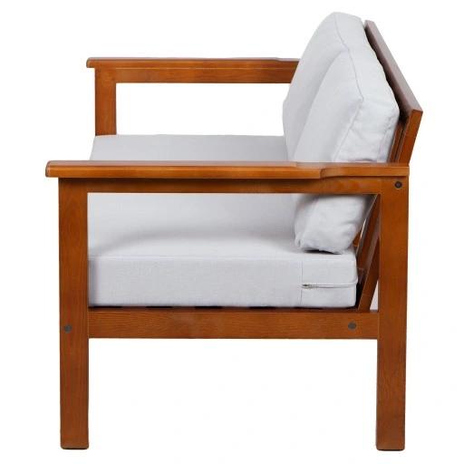 Sofa 2Os. Drewniane Meble Ogrodowe Z Poduszkami Co