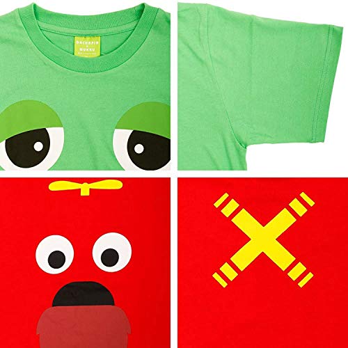 [One Colors] Gachapin & Mukku Short-Sleeve T-Shirt, Men's Printed Crew Neck Cut & Sewn, Size LL, Gachapin