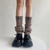 Leg Warmers Women Autumn Winter Cotton Knitted Foot Cover Girls Leg Warmers Lolita Kawaii Cute Loose Long Socks Stockings Women