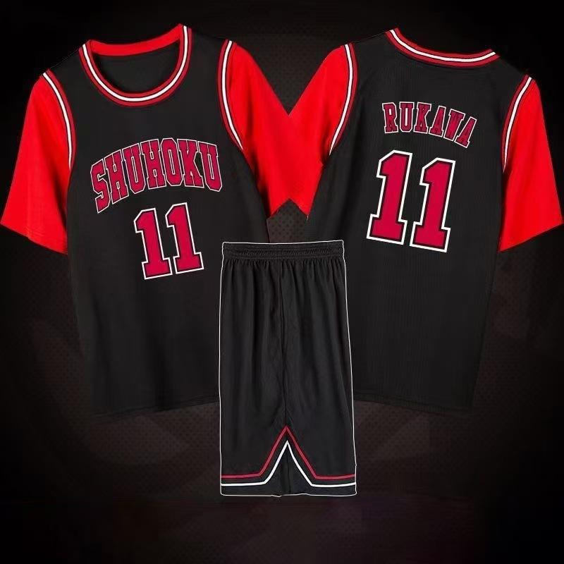 SLAM DUNK Jersey Sakuragi Blossom Road Liuchuan Maple Men's and Women's Short Sleeve Xiangbei Team Commemorative Basketball Suit Sports Suit